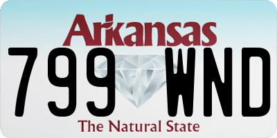 AR license plate 799WND