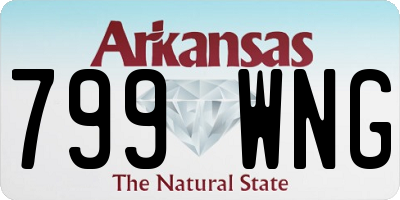 AR license plate 799WNG