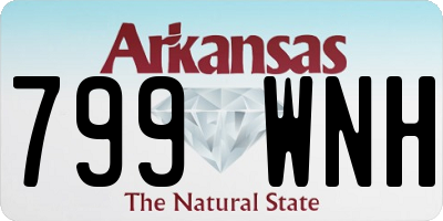 AR license plate 799WNH