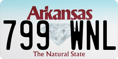 AR license plate 799WNL