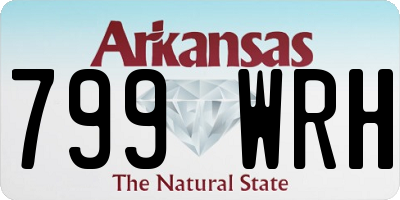 AR license plate 799WRH