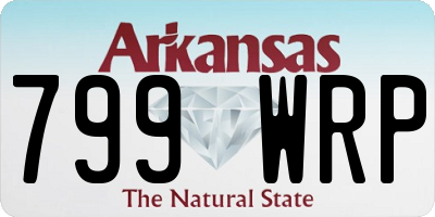 AR license plate 799WRP