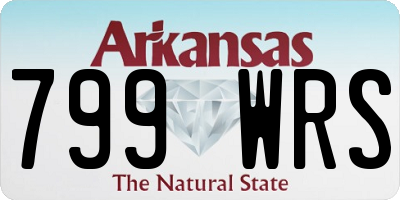 AR license plate 799WRS