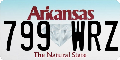 AR license plate 799WRZ