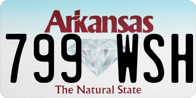 AR license plate 799WSH