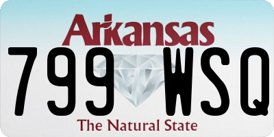 AR license plate 799WSQ