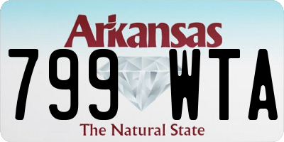 AR license plate 799WTA