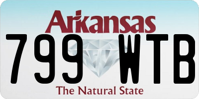 AR license plate 799WTB