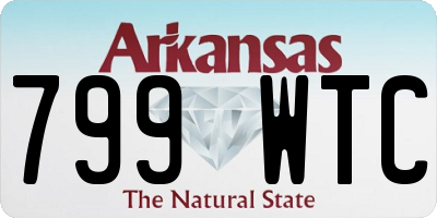 AR license plate 799WTC