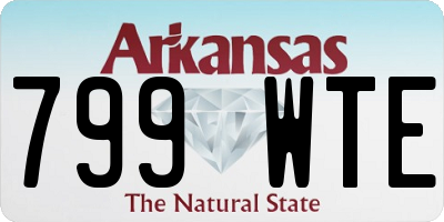 AR license plate 799WTE