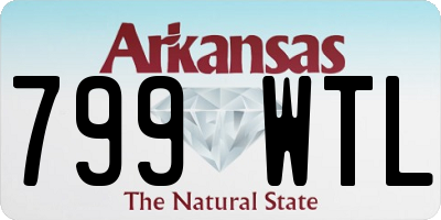 AR license plate 799WTL
