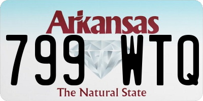 AR license plate 799WTQ