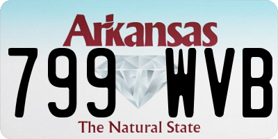 AR license plate 799WVB