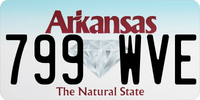 AR license plate 799WVE