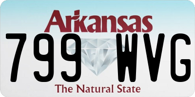 AR license plate 799WVG