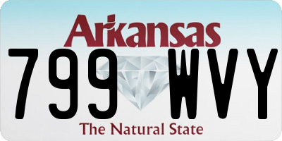 AR license plate 799WVY