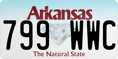 AR license plate 799WWC