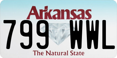 AR license plate 799WWL