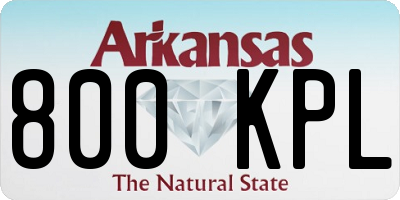 AR license plate 800KPL