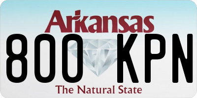 AR license plate 800KPN