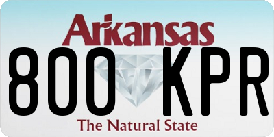 AR license plate 800KPR