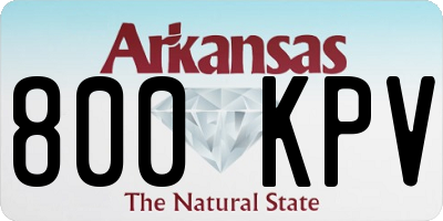 AR license plate 800KPV