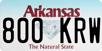 AR license plate 800KRW