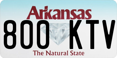 AR license plate 800KTV