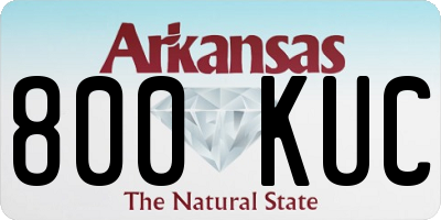 AR license plate 800KUC