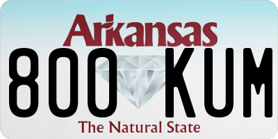 AR license plate 800KUM