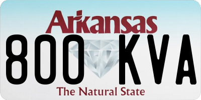 AR license plate 800KVA