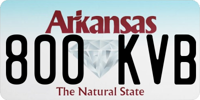 AR license plate 800KVB