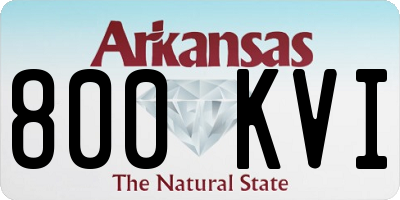 AR license plate 800KVI