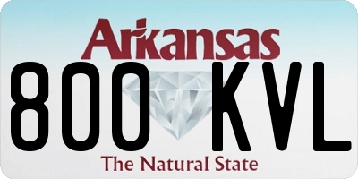 AR license plate 800KVL
