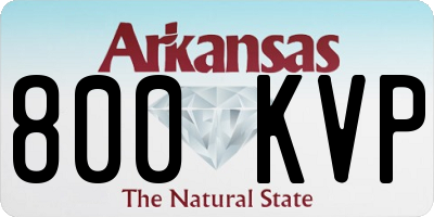 AR license plate 800KVP