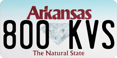AR license plate 800KVS