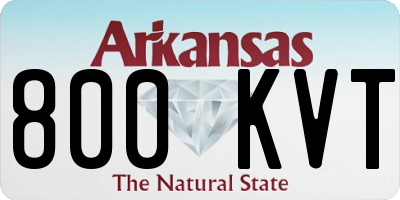 AR license plate 800KVT