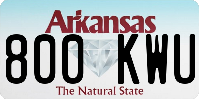 AR license plate 800KWU