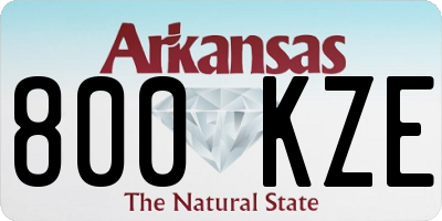 AR license plate 800KZE