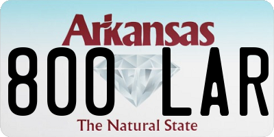 AR license plate 800LAR