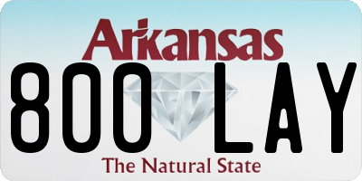 AR license plate 800LAY