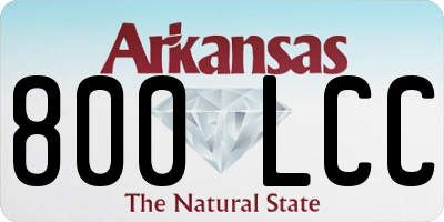 AR license plate 800LCC
