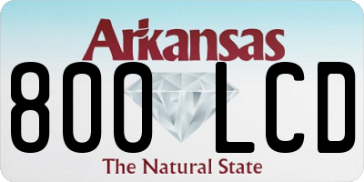 AR license plate 800LCD