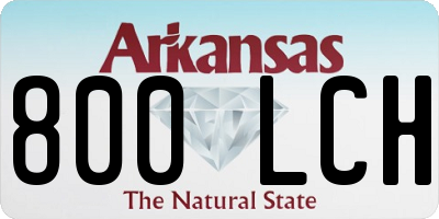 AR license plate 800LCH