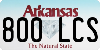 AR license plate 800LCS