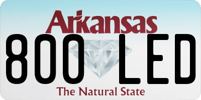 AR license plate 800LED