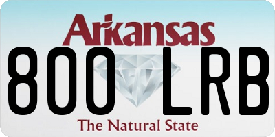 AR license plate 800LRB