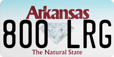 AR license plate 800LRG