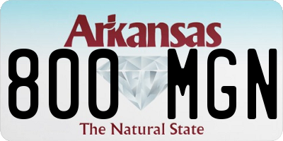 AR license plate 800MGN