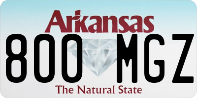 AR license plate 800MGZ